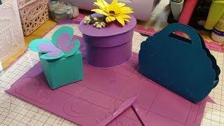 Crafter's Companion Ultimate Pro Embossing Boards: Ulti-Bags & Ulti-Boxes Tutorial!