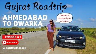 Ahmedabad To Dwarka Roadtrip | Gujrat Roadtrip 2024 | Travel Vlog | 460 Kms Of Adventure In 8 Hours
