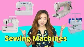 Sewing Machine Types Explained | Domestic, Serger, Coverstitch, Embroidery