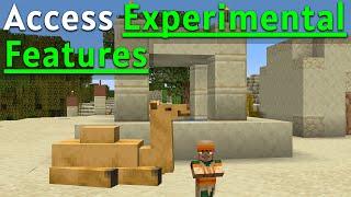 How To Access Experimental Features in Minecraft Java Edition