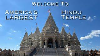 LARGEST TEMPLE IN AMERICA! | BAPS Swaminarayan Akshardham Mandir, Robbinsville New Jersey