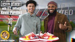 We GIFTED D.C. United's Kevin Paredes his own CUSTOM Nike Dunks | Special Delivery