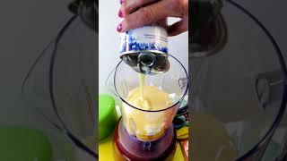 Peach dessert with canned peaches and condensed milk