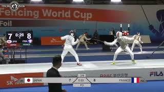 Women's Team 3rd Place | Japan vs. France | 24/25 Busan Foil World Cup