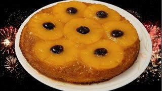 Pineapple Upside Down Cake // Home baking // Homemade // Bake at home