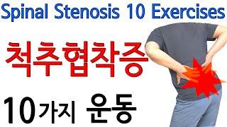 협착증에좋은운동 10가지 척추관협착증. 협착증 스트레칭 Spinal stenosis exercise routines