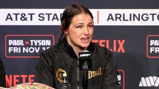 Katie Taylor talks RAZOR THIN victory over Amanda Serrano on Paul vs Tyson card