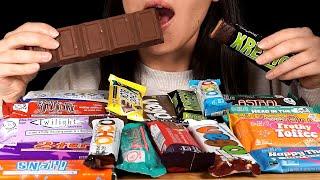 ASMR Chocolate Candy Bars ~ Chocolate Eating (No Talking)