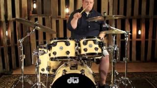 DW Drums Collector's Maple Natural Lacquer With Black Nickel Hardware