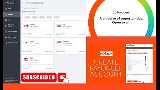 how to CREATE and VERIFY a Payoneer account in 2022