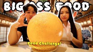 Eating GODZILLA SIZED FOODS in Japan!