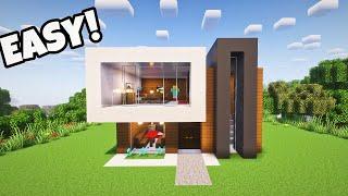 Minecraft: How to make Easy Modern House