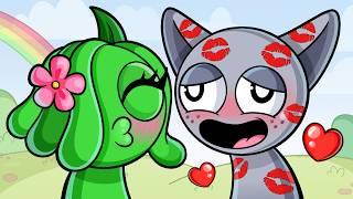 Incredibox Sprunki - Grey & Vineria Fall in Love | Incredibox Sprunki Animation