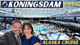 Holland America Koningsdam Alaska Cruise: Sea Day (VLOG Day 2)