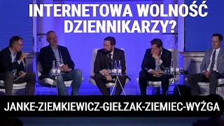 Debata Ziemkiewicz, Giełzak, Ziemiec, Wyżga, Janke - YouTube i podcasty. Medialny koniec historii?