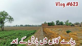 Rain in village|Rain in Bhakkar|Beautiful weather after rain|Vlog 623