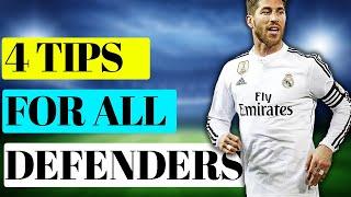 4 TIPS FOR ALL DEFENDERS TO LEARN | SERGIO RAMOS DEFENDING SKILLS