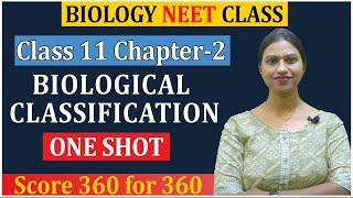 Biological Classification Class 11 One Shot for NEET 2025