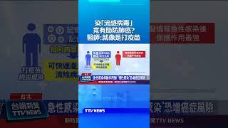 染「流感病毒」竟有助防肺癌？ 醫師：就像是打疫苗 #流感 #防癌