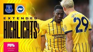 EXTENDED HIGHLIGHTS | Everton v Brighton | Premier League