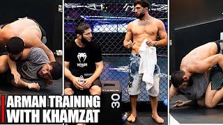 Arman Tsarukyan Started Training Camp With Khamzat Ahead of Islam Fight