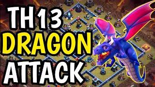 RULE THE SKIES!! Th13 Dragon Rider Attack Strategy | Town hall 13 Dragon Army Coc