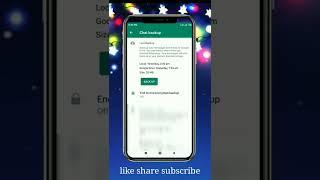 How to Backup Your WhatsApp Chat || WhatsApp Chat  backup  #Whatsapp#whatsappchatbackup