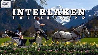 Tranquil Evening Stroll In Interlaken, Switzerland In Stunning 4k Quality!