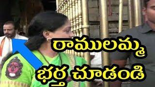 Vijayashanthi Husband Visits Tirumala