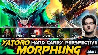 crazy play Yatoro - Morphling The Hard Carry Dota 2 Pro Full Gameplay Patch 7.37E #yatoro #morphling