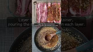 명절고기요리! LA갈비는 이렇게 구우면 부드러워요! | Korean BBQ LA galbi (LA-style short ribs) #shorts