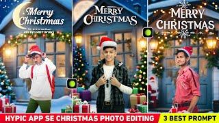 Hypic app christmas photo editing | Merry christmas photo editing | Hypic photo editor