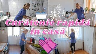 Curatenie rapida in casa după weekendRutina de curatenie dimineata