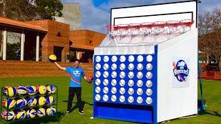 EPIC GIANT BASKETBALL CONNECT 4 GAME!