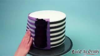 Evil Cake Genius: Perfect Horizontal Stripes Cake Stencil