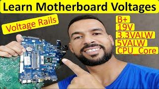 Master Laptop Motherboard Voltages, Power Rails, and Circuits Explained | laptop motherboard repair