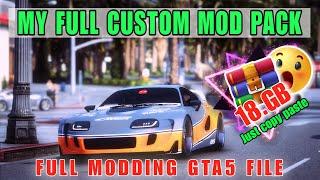 How To Install Full Modding GTA5” (18Gb pre installed Modded GtaV 2024) #modxgta