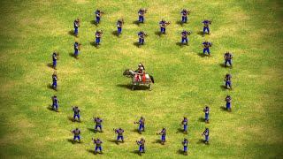 Cataphract Gets Surrounded by Militia | AoE II: DE
