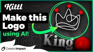 How to create an AI LOGO DESIGN using Kittl!