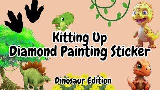 Kitting Up Diamond Painting | Dinosaur Asmr | Hanaboo