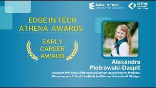 EDGE in Tech Athena Awards 2024 |  Early Career Award – Alexandra Piotrowski-Daspit