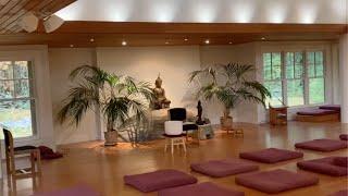 Entering the Meditation Hall (IMS Retreat Center and Forest Refuge)