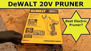 DeWALT 20V Pruner - Unbox and Real World Review and Use!