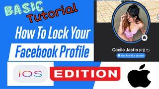 HOW TO LOCK FACEBOOK PROFILE ON IPHONE | MakuCez TV