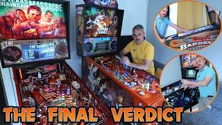 Four Pinball Machine Comparison | Which is Best? | Looney Tunes | John Wick | TCM | Barry's BBQ