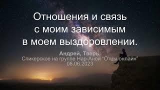 Андрей, Тверь. Отношения и связь с моим зависимым в моем выздоровлении. 08.06.2023