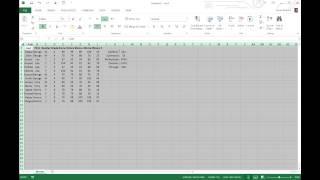 Excel Columns and Rows