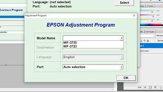 Epson WF 3720 3723 Adjustment Program Сброс Памперса