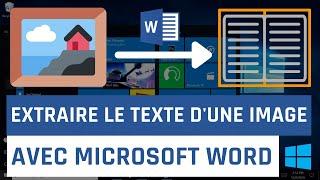 Comment extraire le texte d'une image avec Microsoft Word | Convertir image en texte