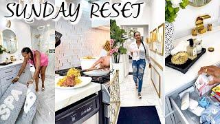 SUNDAY RESET! HOME ORGANIZATION : BATHROOM RESTOCK, COOKING + A RELAXING EVENING (VLOG) | OMABELLETV